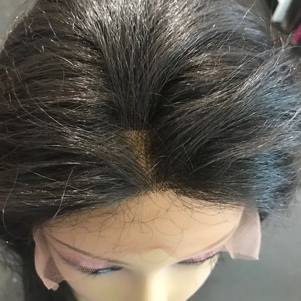 Off black dark brown wig Thick Freepart Wig 2020 - Image 7