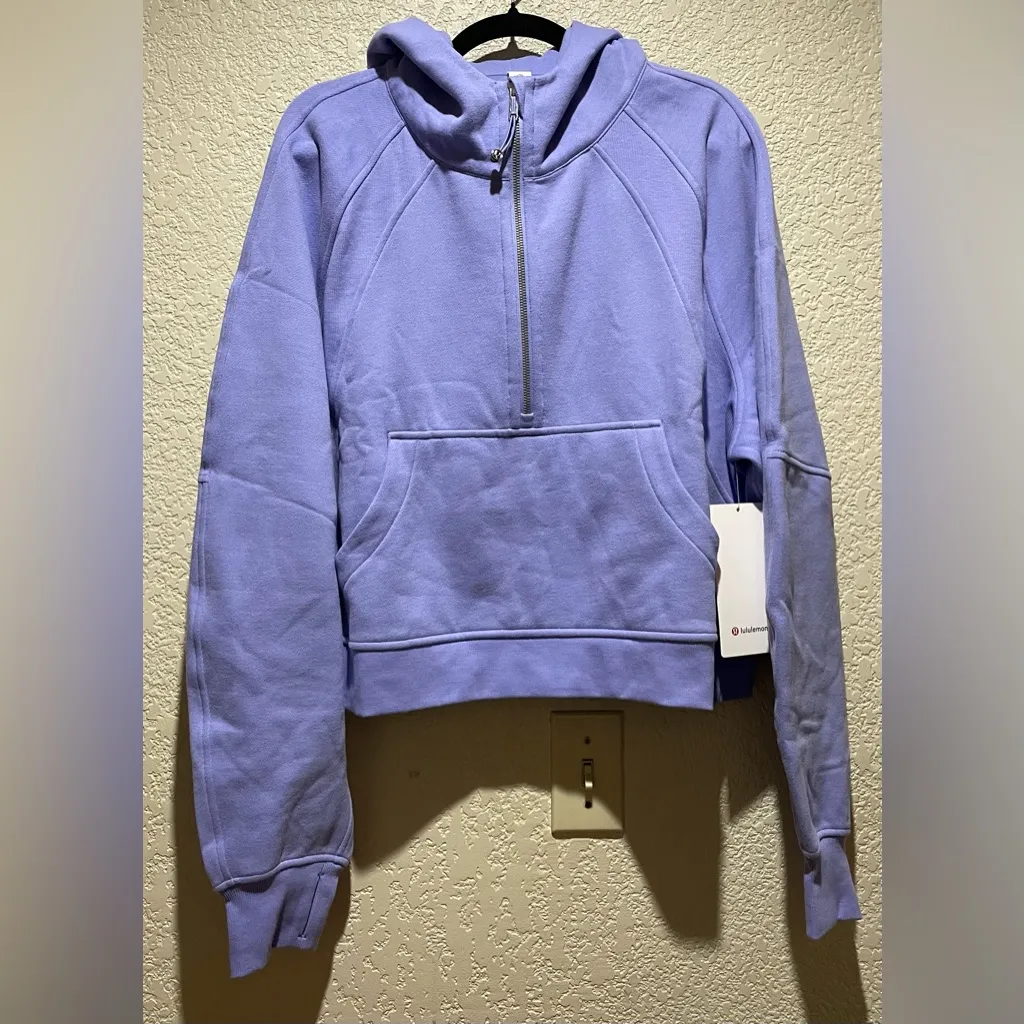 Lululemon NWT Scuba Oversized Half Zip Hoodie Jacket Dusty Lilac Size XL XXL - Image 3