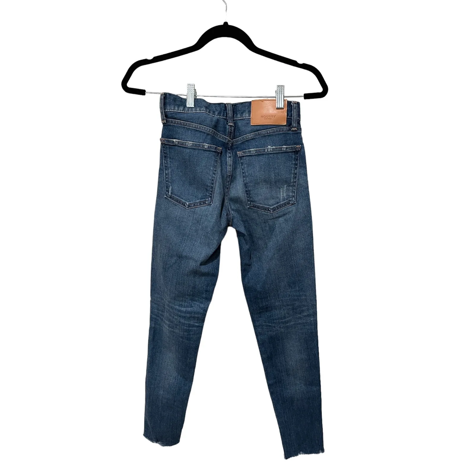 Moussy Vintage Tyrone Skinny‎ Size 23 New with Tags Blue - Image 10