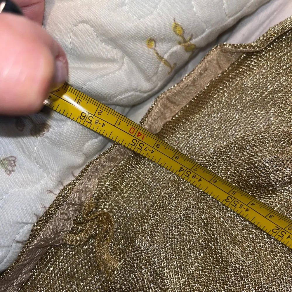 Deborah Hampton couture gold metal dress excellent cond Size 6 - Image 7