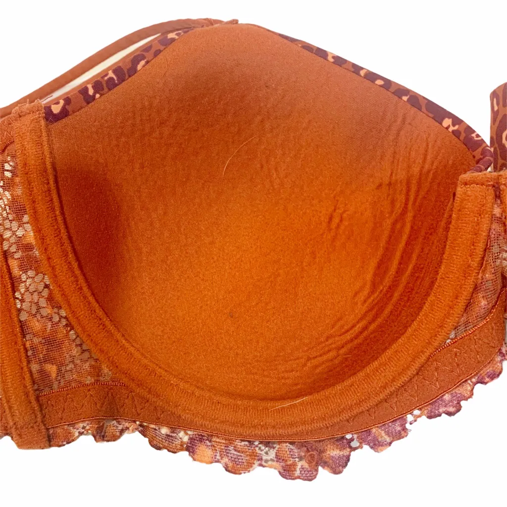 No‎ Boundaries Size 38D Brown Leopard Animal Print Bra - Image 4