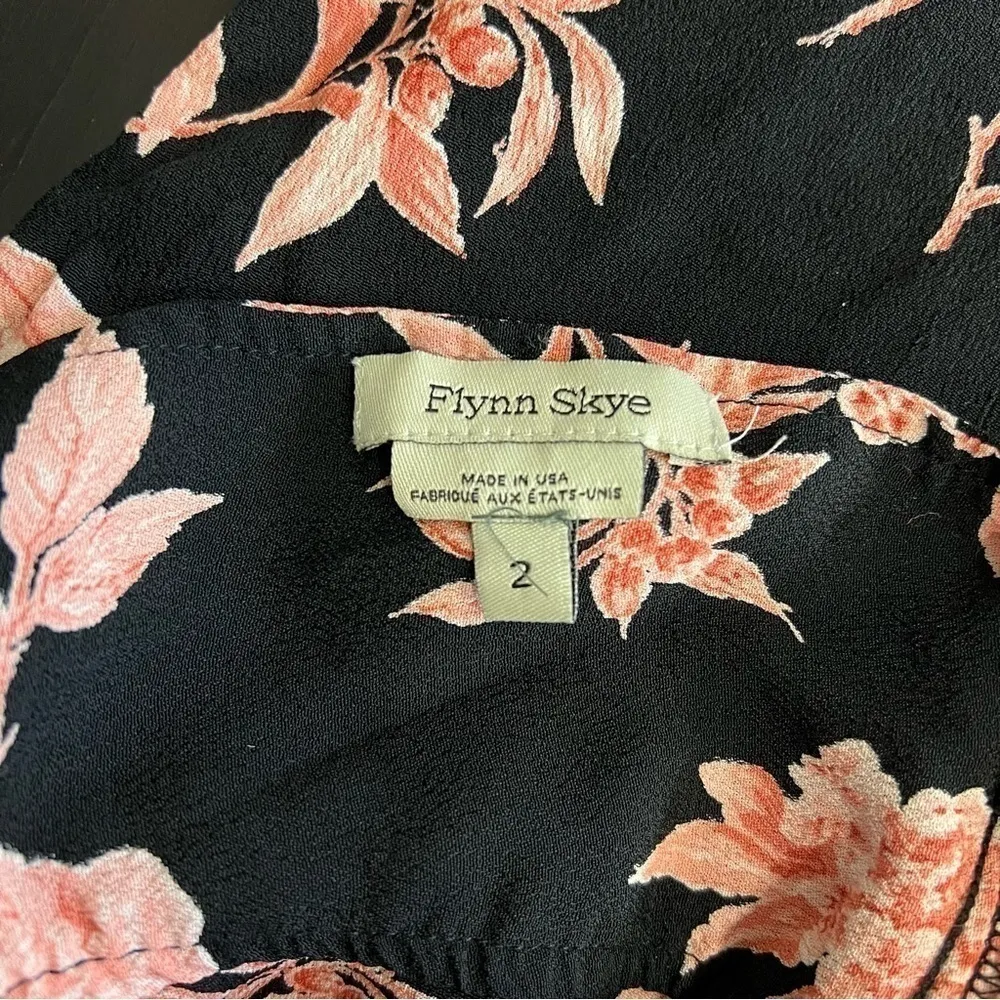 Flynn Skye Amanda Jumper, strapless, backless, floral print, size 2 (S) - Image 3