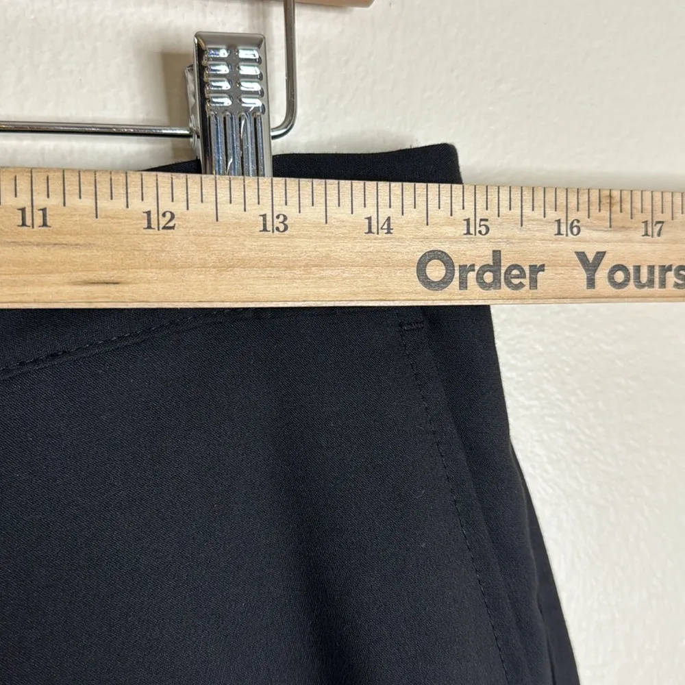 Zara black athleisure drawstring elastic joggers size medium - Image 5