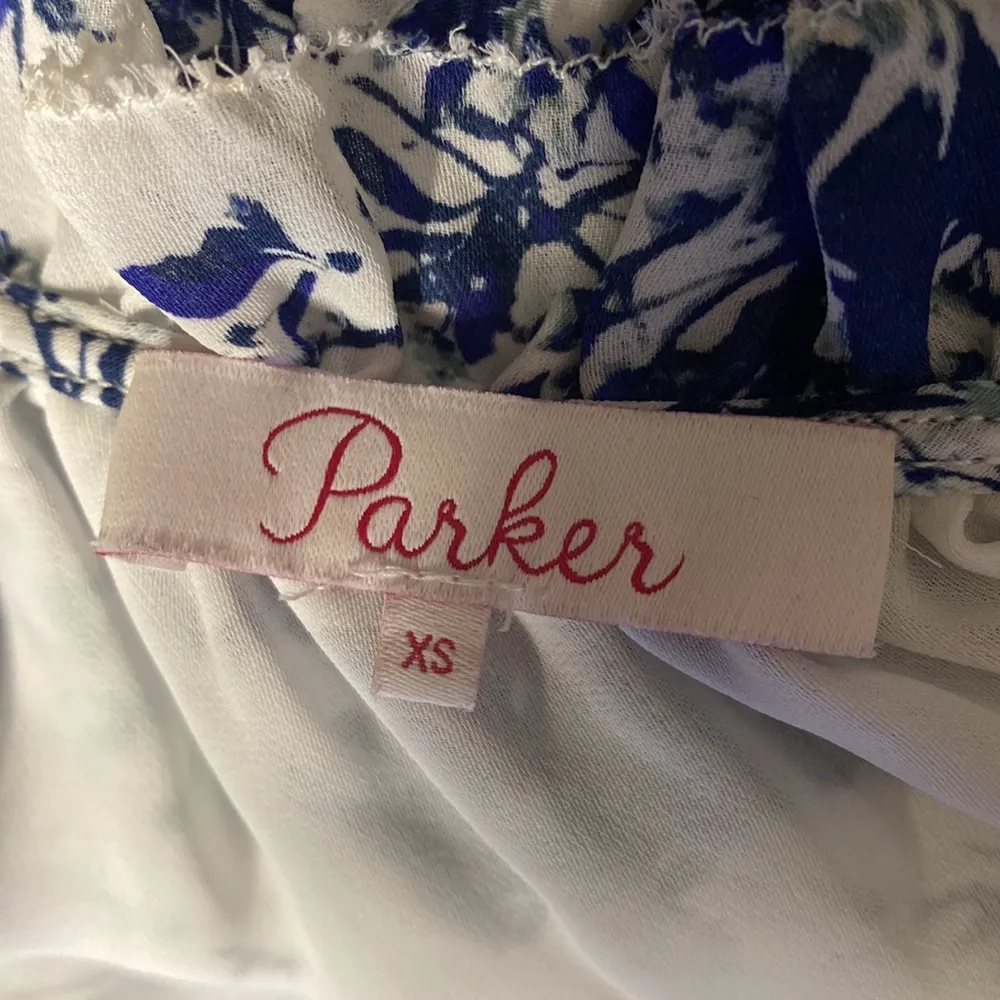 Parker Aidrian Floral-Print Cold-Shoulder Shift Dress XS - Image 10