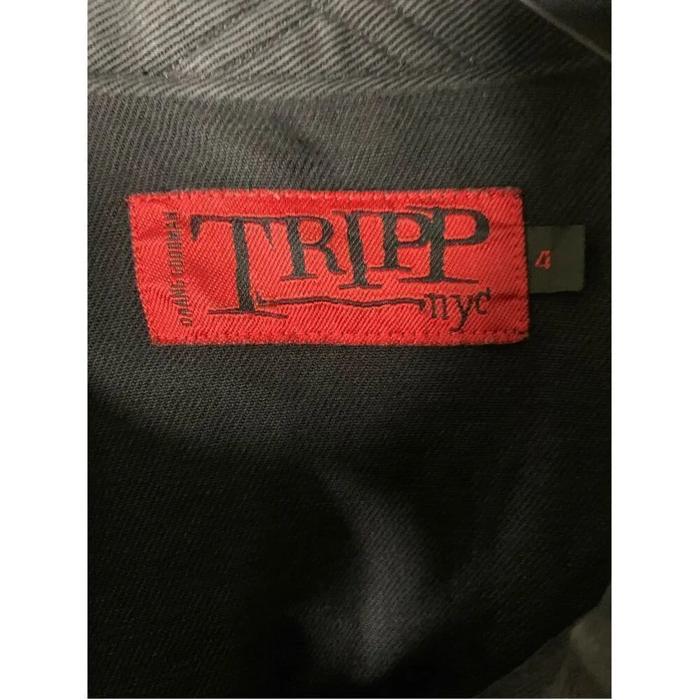 Tripp NYC jacket black goth punk size 4 - Image 3