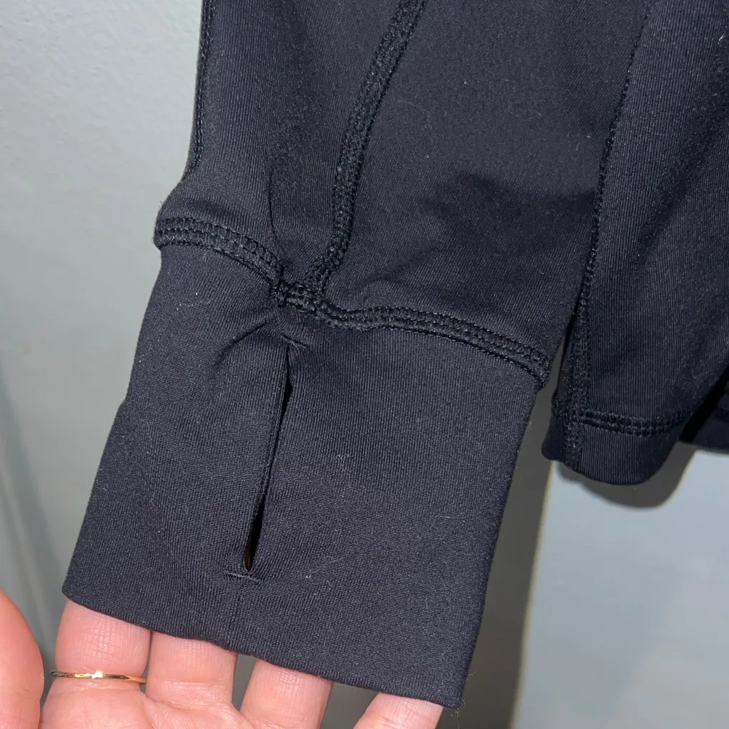 90 degree Women's Black Jacket M active mock neck Size M - Image 3