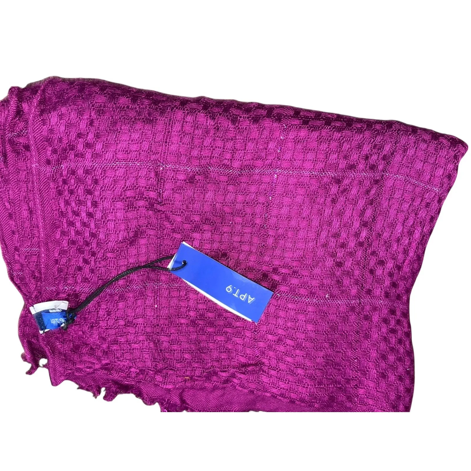 Apt 9 Women's Scarf Solid Purple Soft Shawl Wrap New With Tags - Image 4