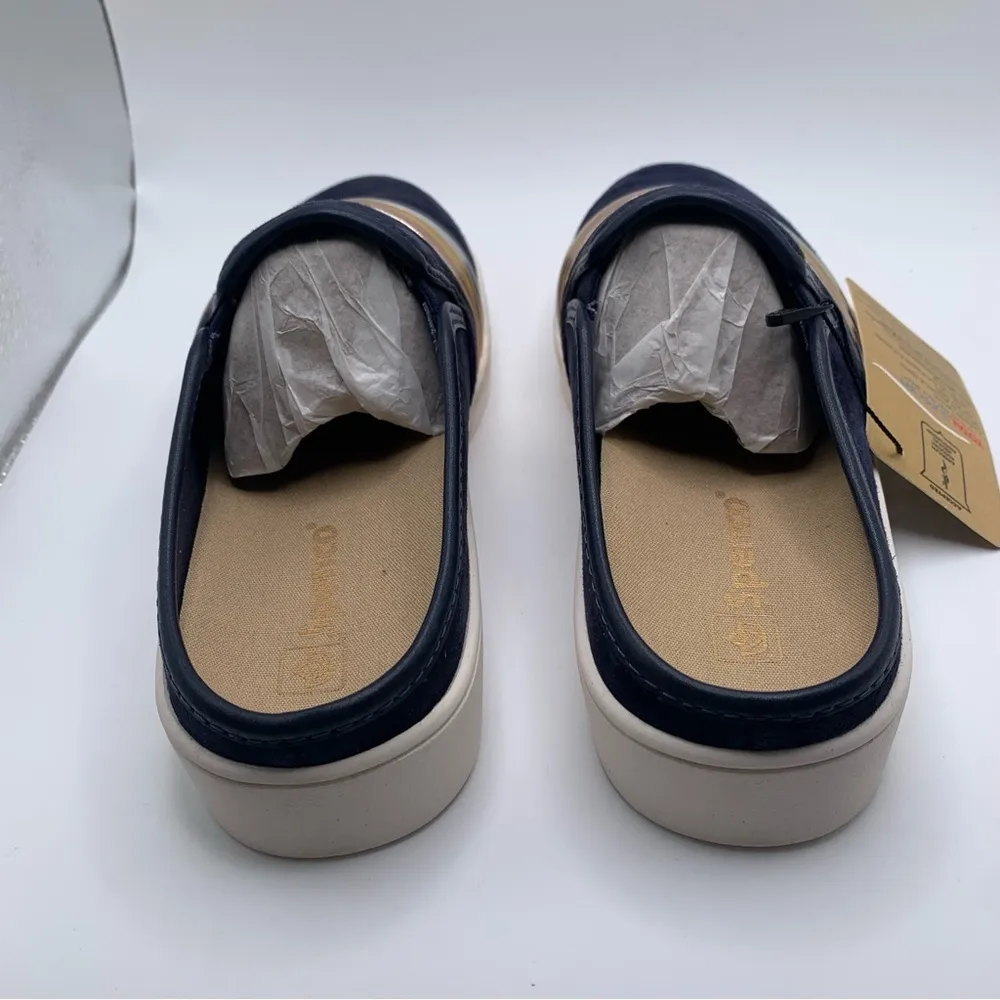 NWB Spenco Women's St. Barts Slide Mule size 7.5 D slip on suede blue - Image 5