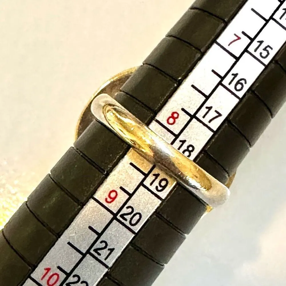 Lapis Petroglyph Native American Sterling Silver Ring - Image 6