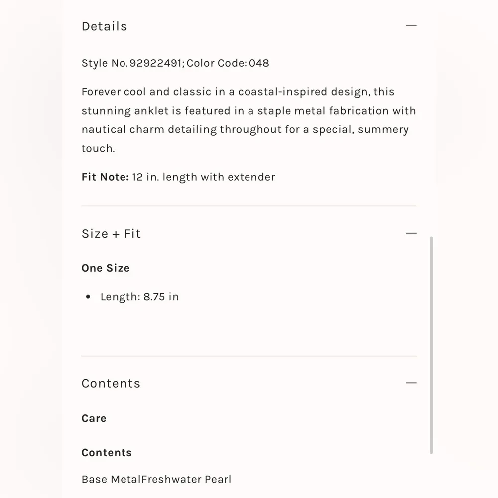 NWT Free People Charmed Life Sailor Anklet - Image 5