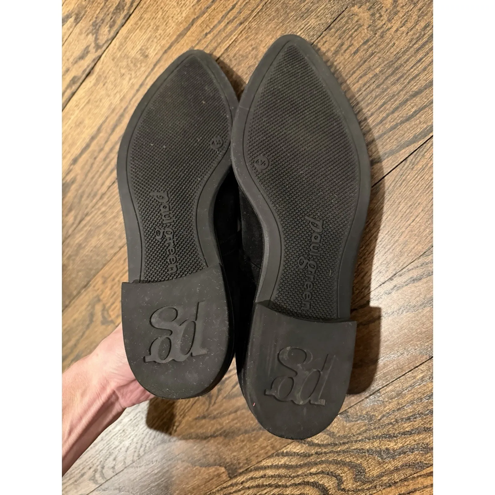 Paul Green Carla Mary Jane Flat Black Suede Women's Sz 7 $395 NEW - Image 12