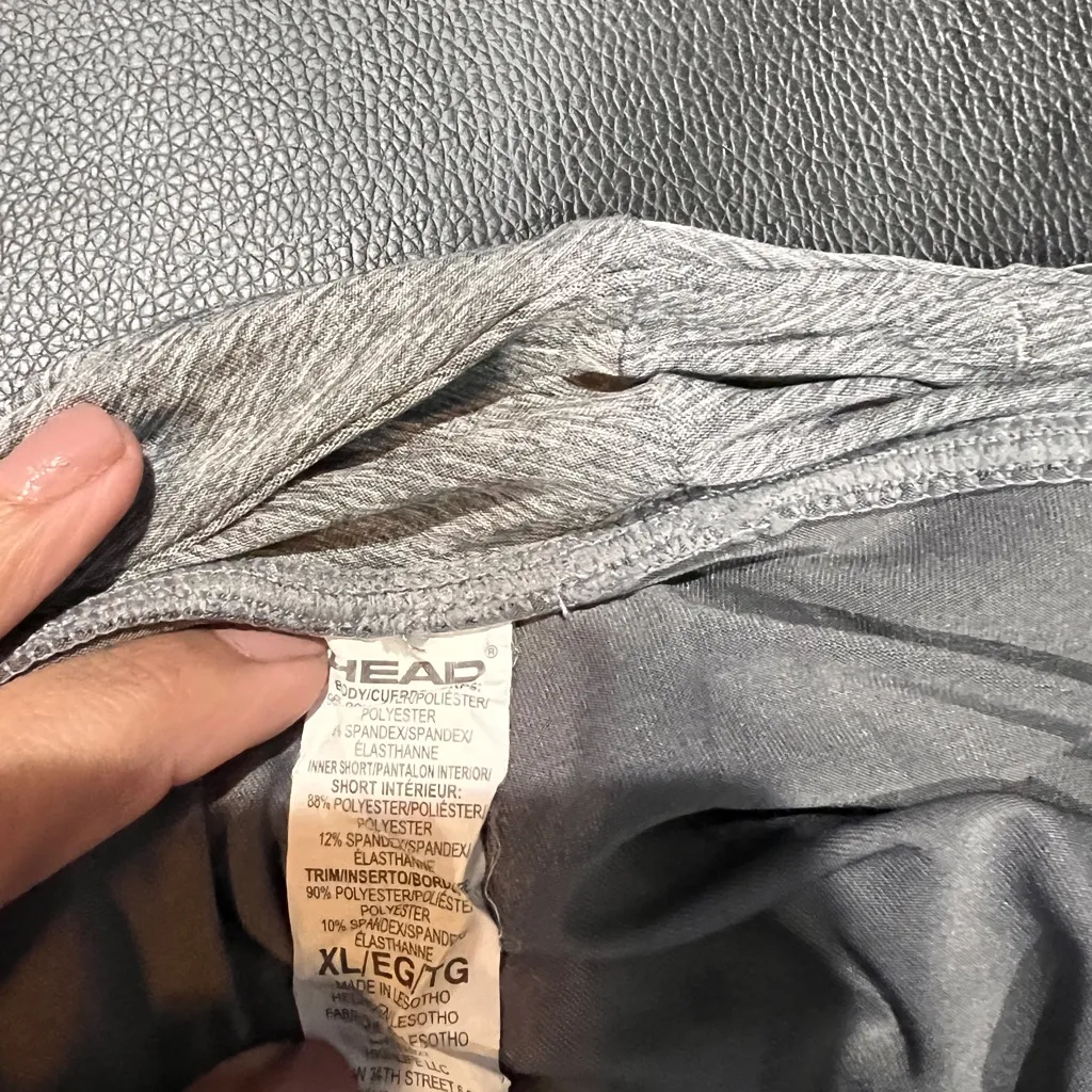 Head  Gray Performance Leggings - Image 5