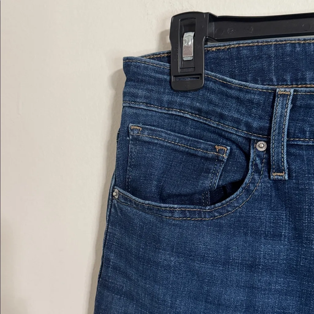 Levi's 725 High Rise Boot Cut Classic Blue Jeans size W30 x L34 long inseam - Image 5