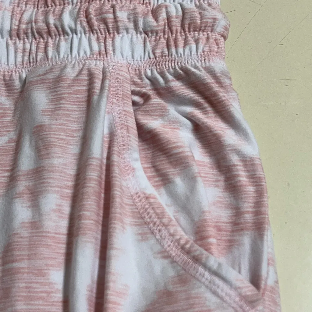 Jaclyn Intimates Pink & White Drawstring Pajama Lounge Pants - Size Large - VGUC - Image 4
