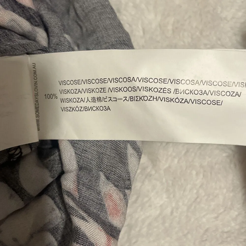 Revolve SOME DAYS LOVIN Womens Romper Black Floral Long Sleeve S - Image 6