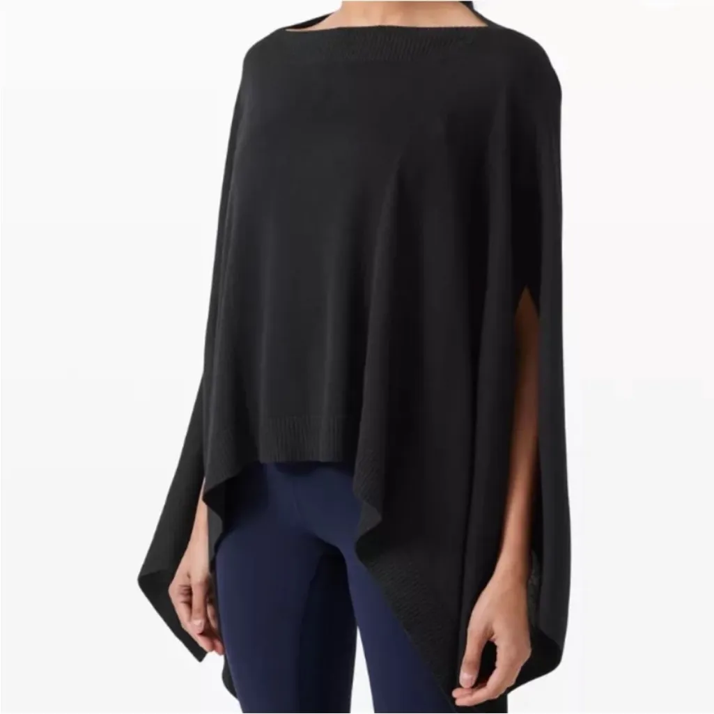 LULULEMON Forward Flow Poncho Sweater OS - Image 2