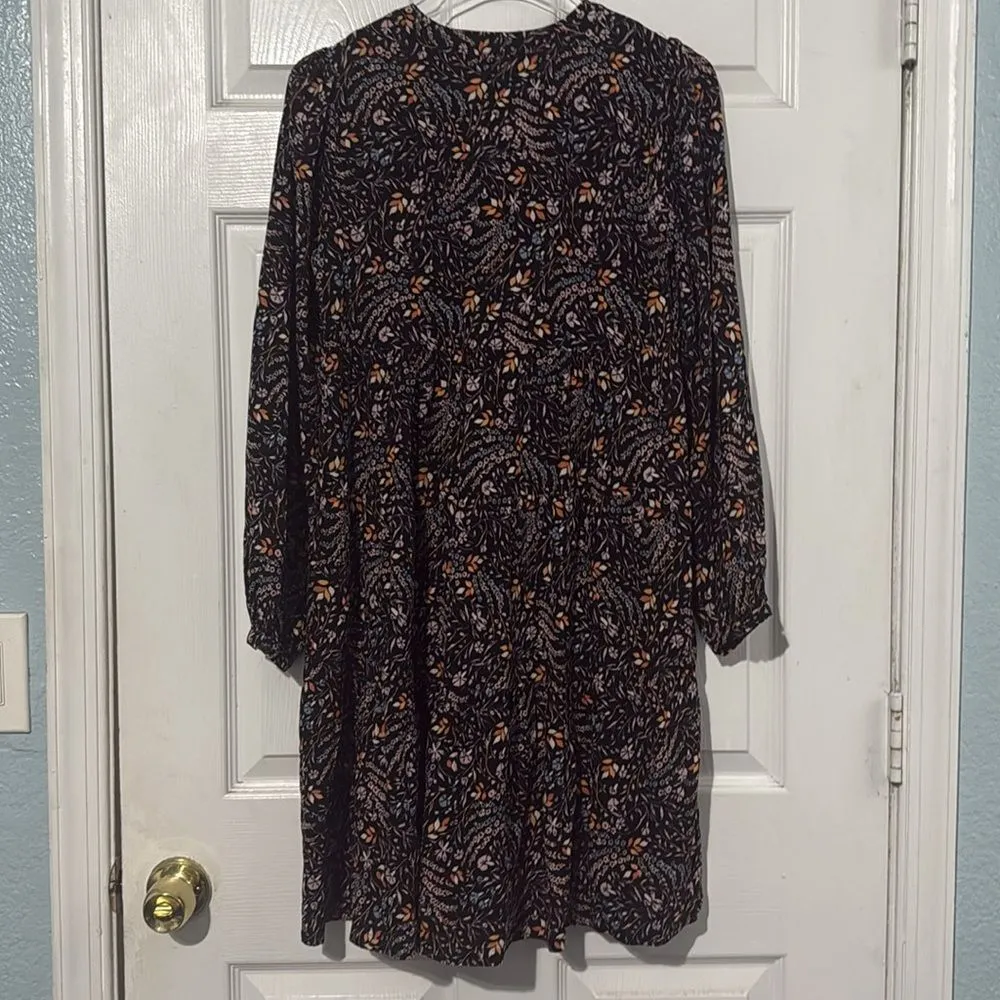 Anthropologie Maeve Floral Amber Tiered‎ Tunic Dress Size XS - Image 5