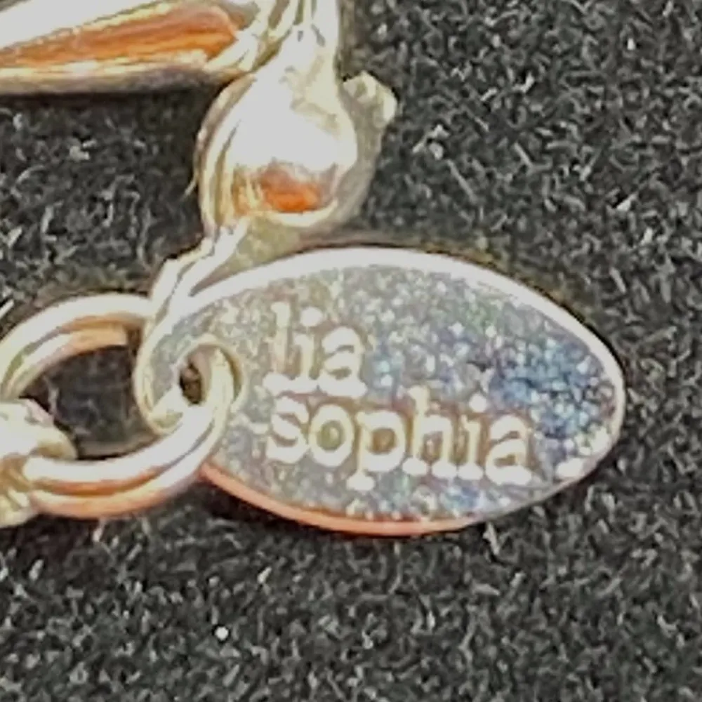 LIA SOPHIA Multicolored Crystals Beads Necklace ~ Choker Tennis Silver Necklace - Image 4