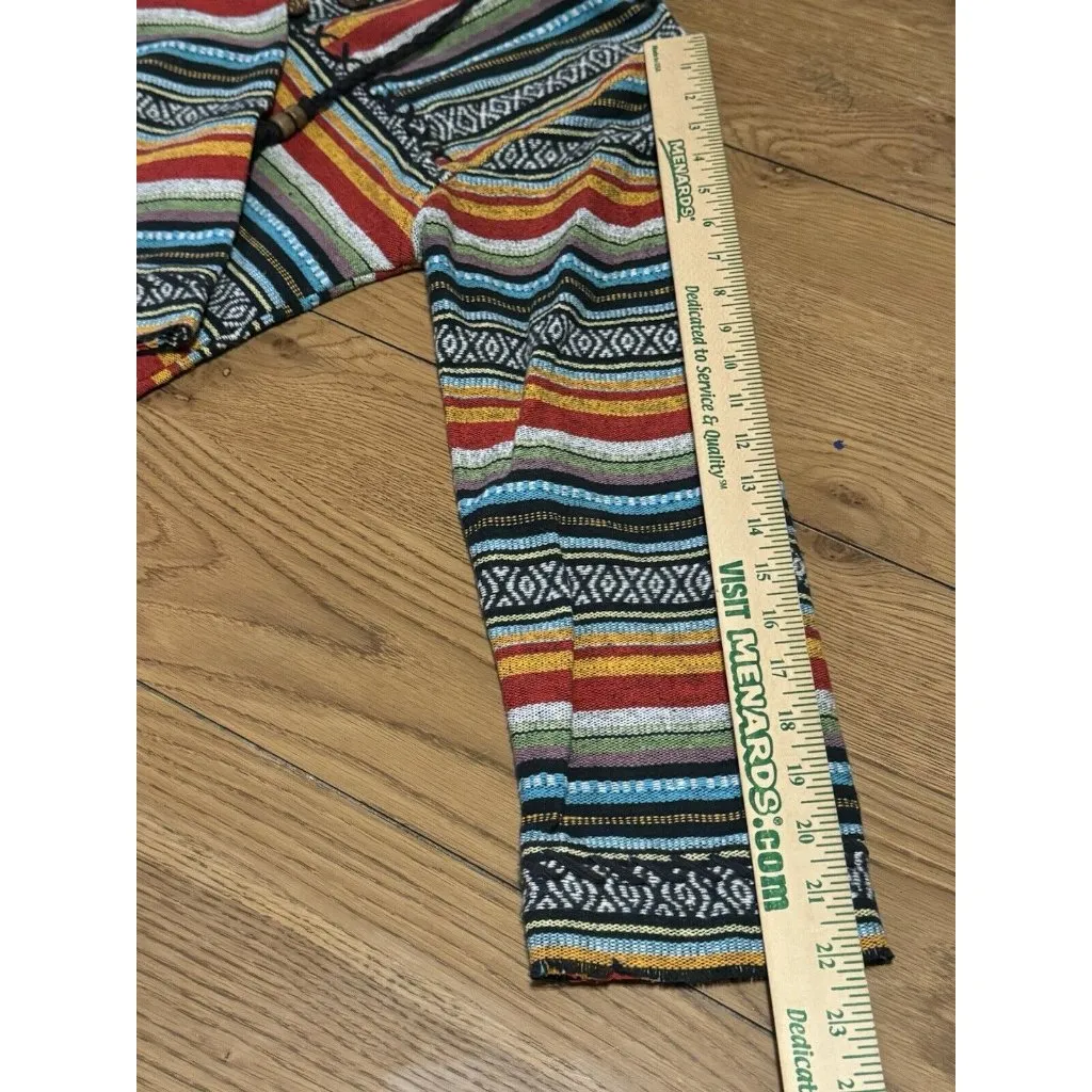 Kathmandu Imports Womens Hoodie Tunic Sz S/M‎ Aztec Tapestry Embroidered Hippie - Image 13