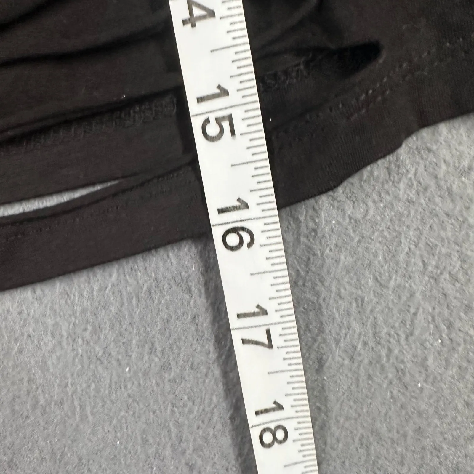 SHEIN SXY Crop Top Womens Large Black Ripped Cut Out Front Tee‎ Short Sleeve NWT - Image 12