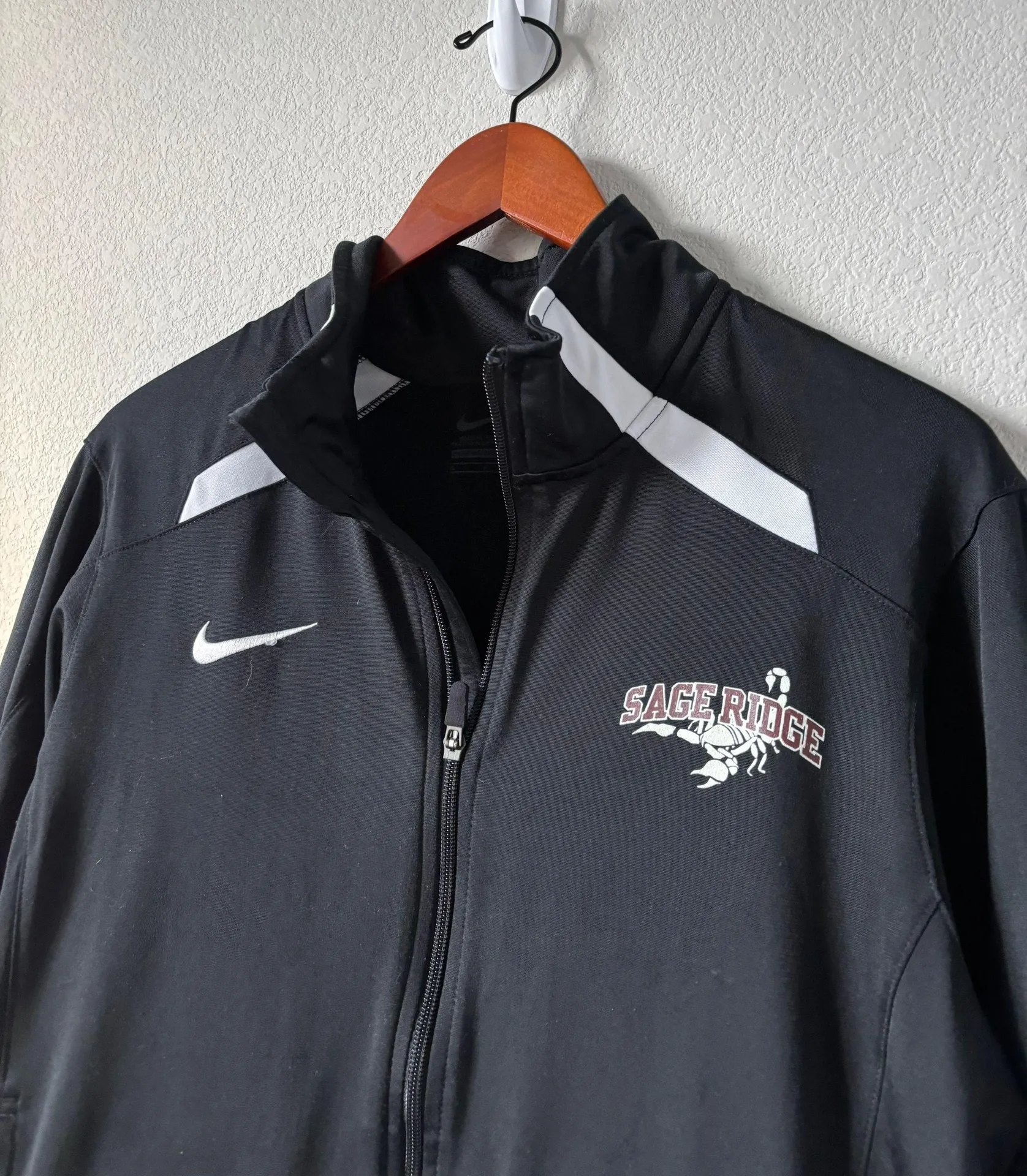 Black  Drifit Zip Up - Image 3