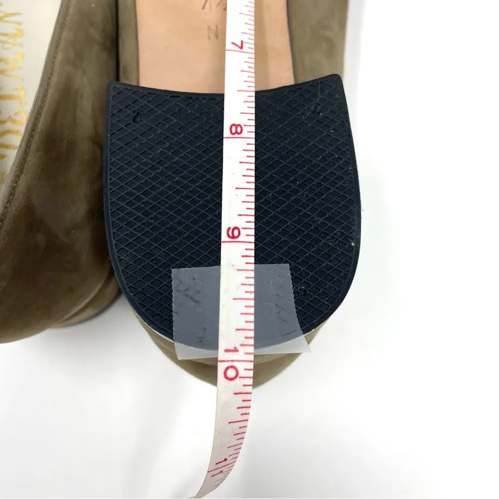 DELMAN suede flats, made in Spain, size 7N - Image 11