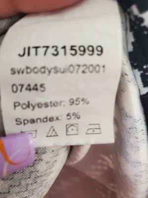 SHEIN Women's Plus Size Black and White Plaid Size 3XL Bodysuit - Image 5