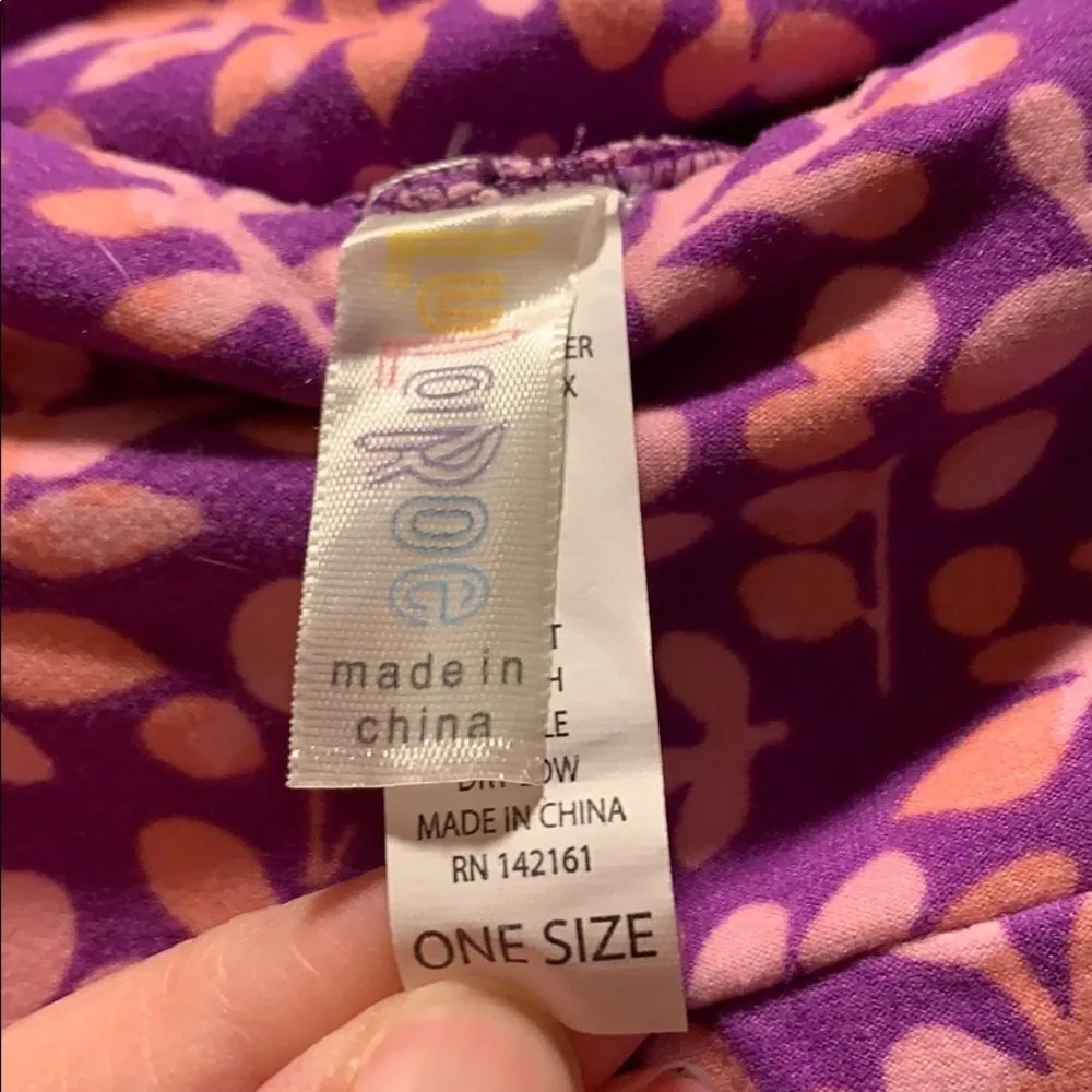 (5/$25) LuLaRoe Spring Floral one size leggings - Image 3