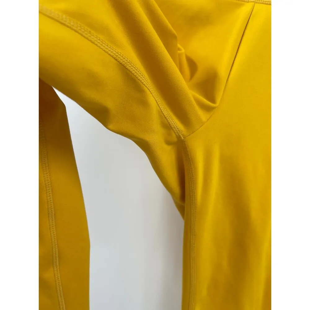 Gymshark the dreamy 2.0 leggings with side pockets in citrus yellow size Medium - Image 4