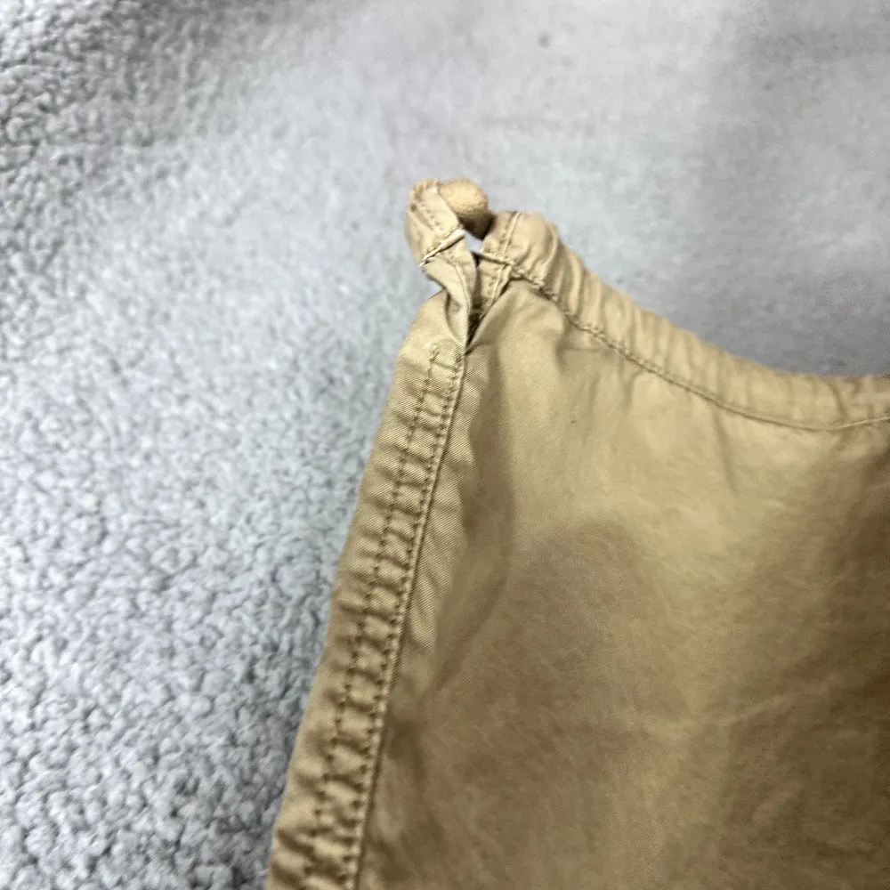 Vintage Y2K J.Crew Broken In Chino Womens 12 City‎ Fit Wide Leg Bungee Preppy - Image 4