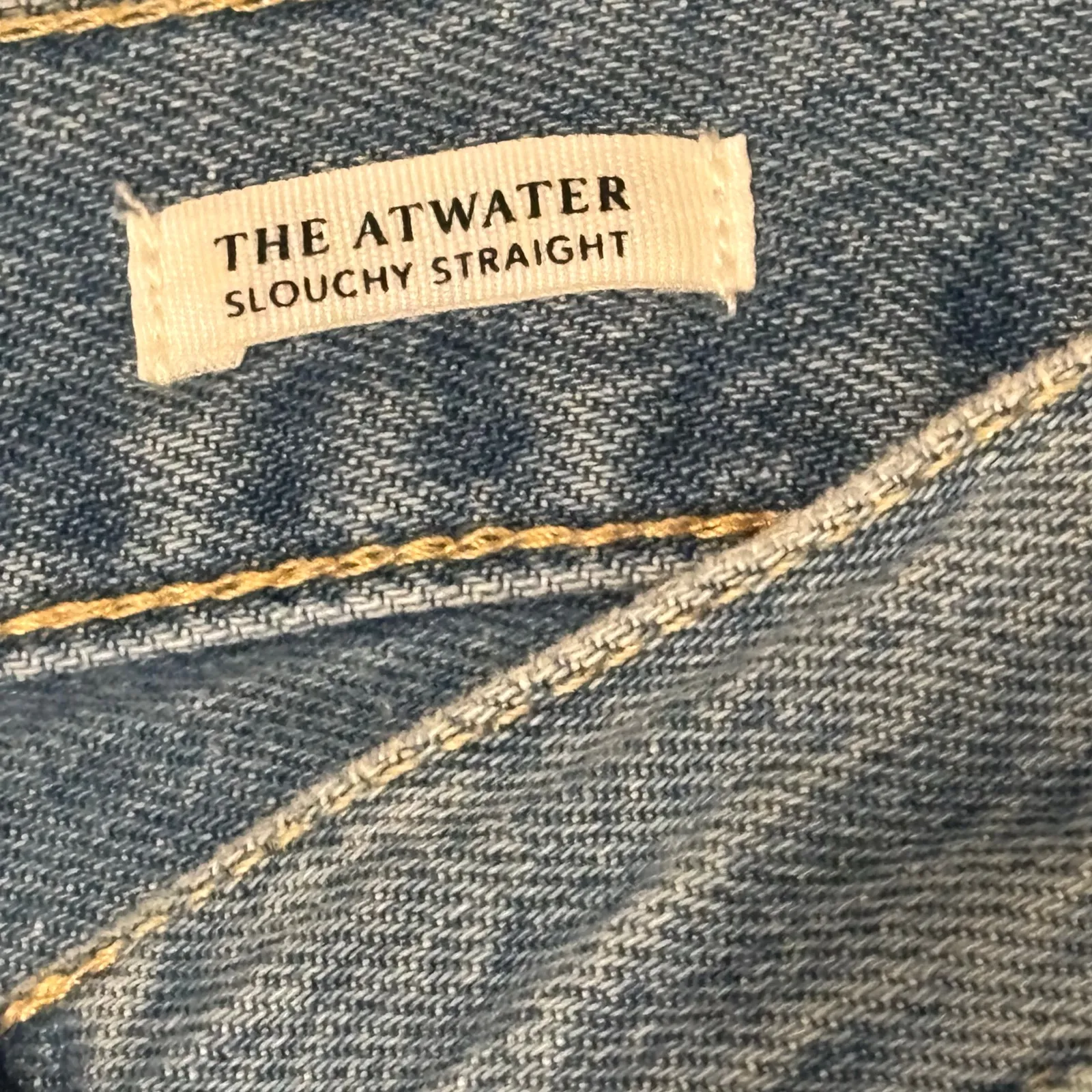 Rails The Atwater Slouchy Straight Patchwork Denim Jeans - size 26 - Image 7