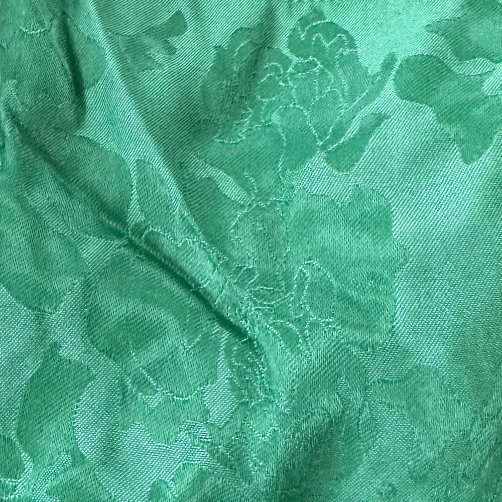 NEW byTiMo Floral Jacquard Babydoll Minidress Emerald Size M - Image 8