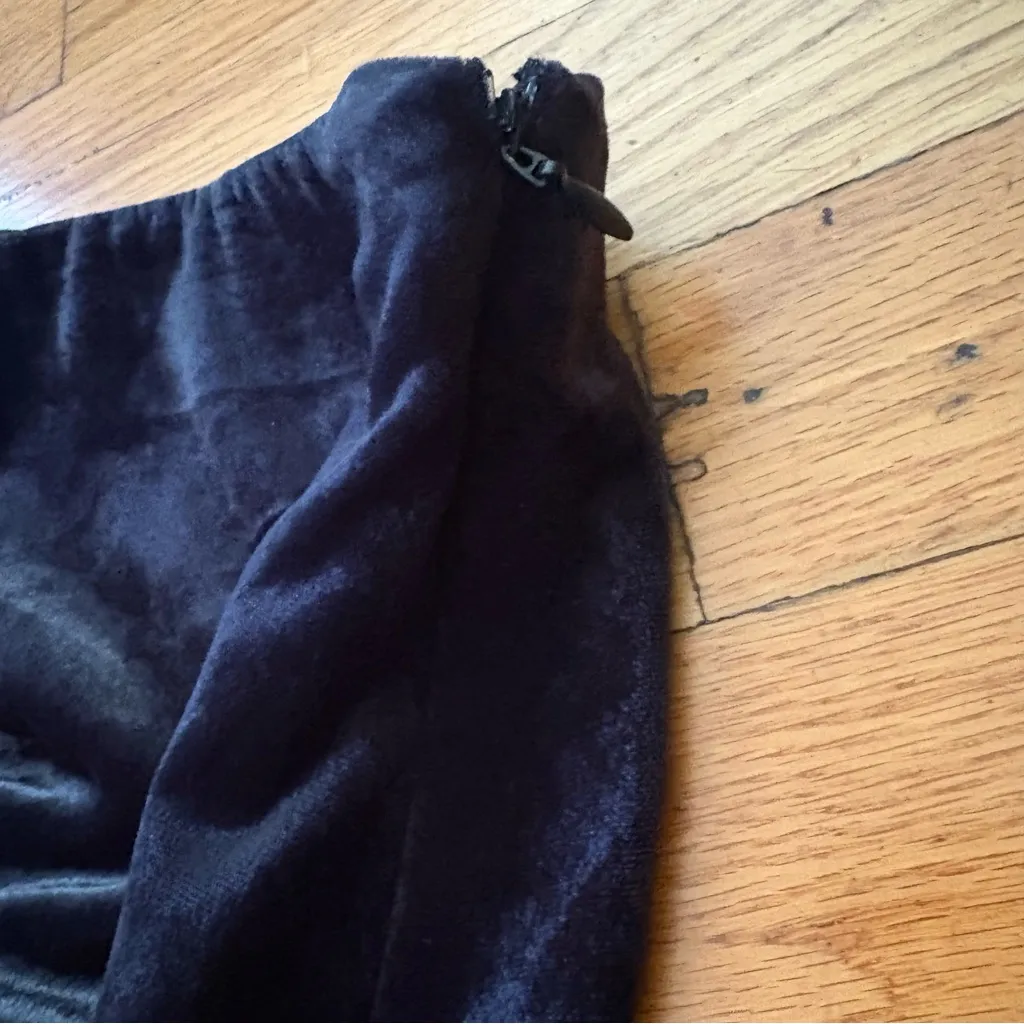 Splendid Black Velvet Maxi Skirt Size Large - Image 8