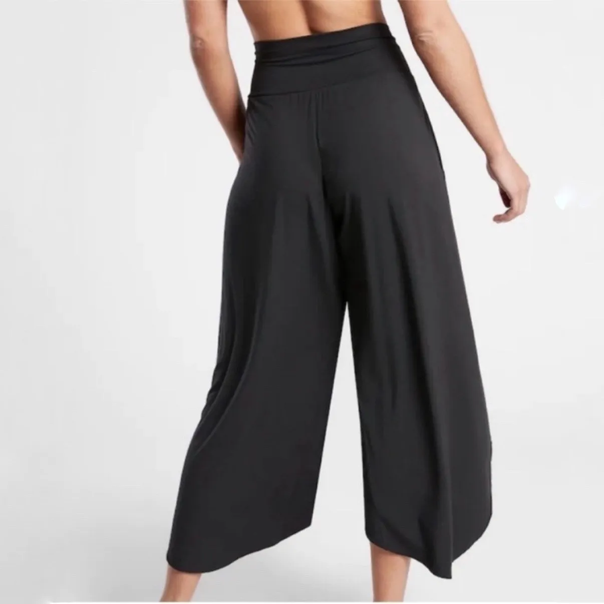 Athleta Black Release High Rise Pants Sz M - Image 7