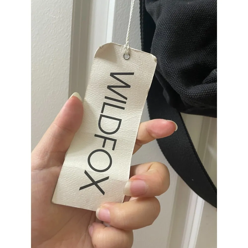 black Wildfox preppy style messenger bag or satchel - Image 3