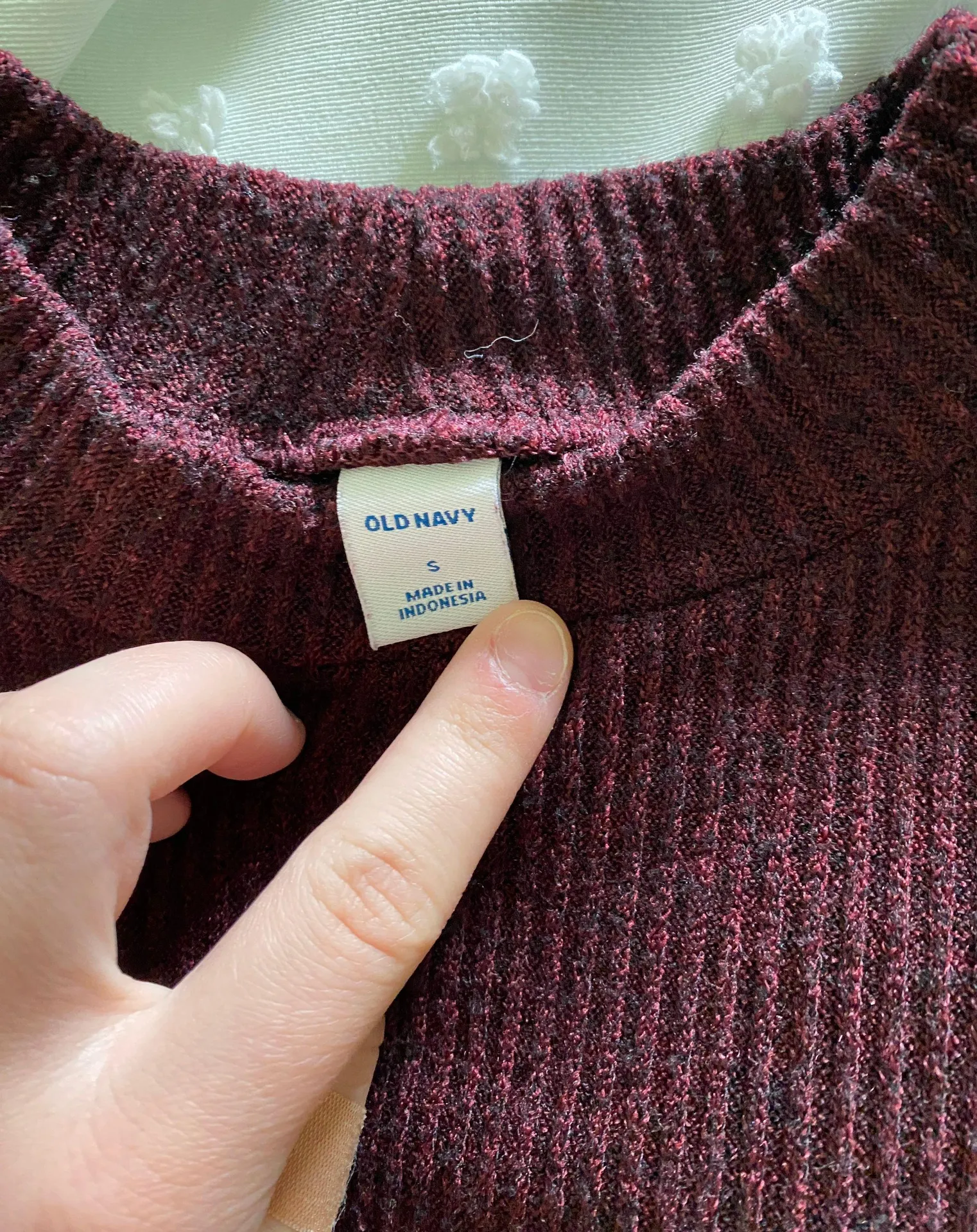 Dark Purple Sweater Dress - Image 2