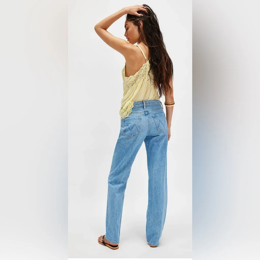 NWT mother snacks! Free people the relish heel size 30 all you can eat wash Blue - Image 2