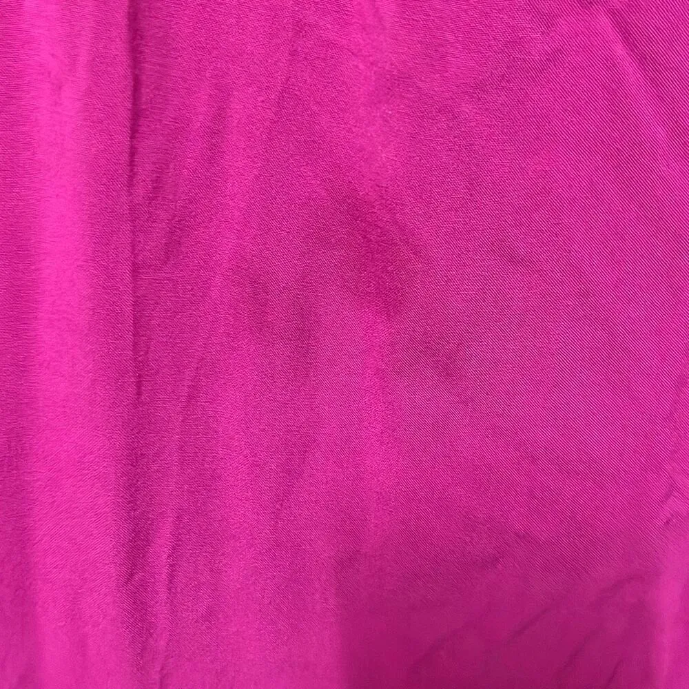 Vince Camuto 1X Plus Hot Pink Sheath Midi Dress Side Slits Summer Beach Resort - Image 7