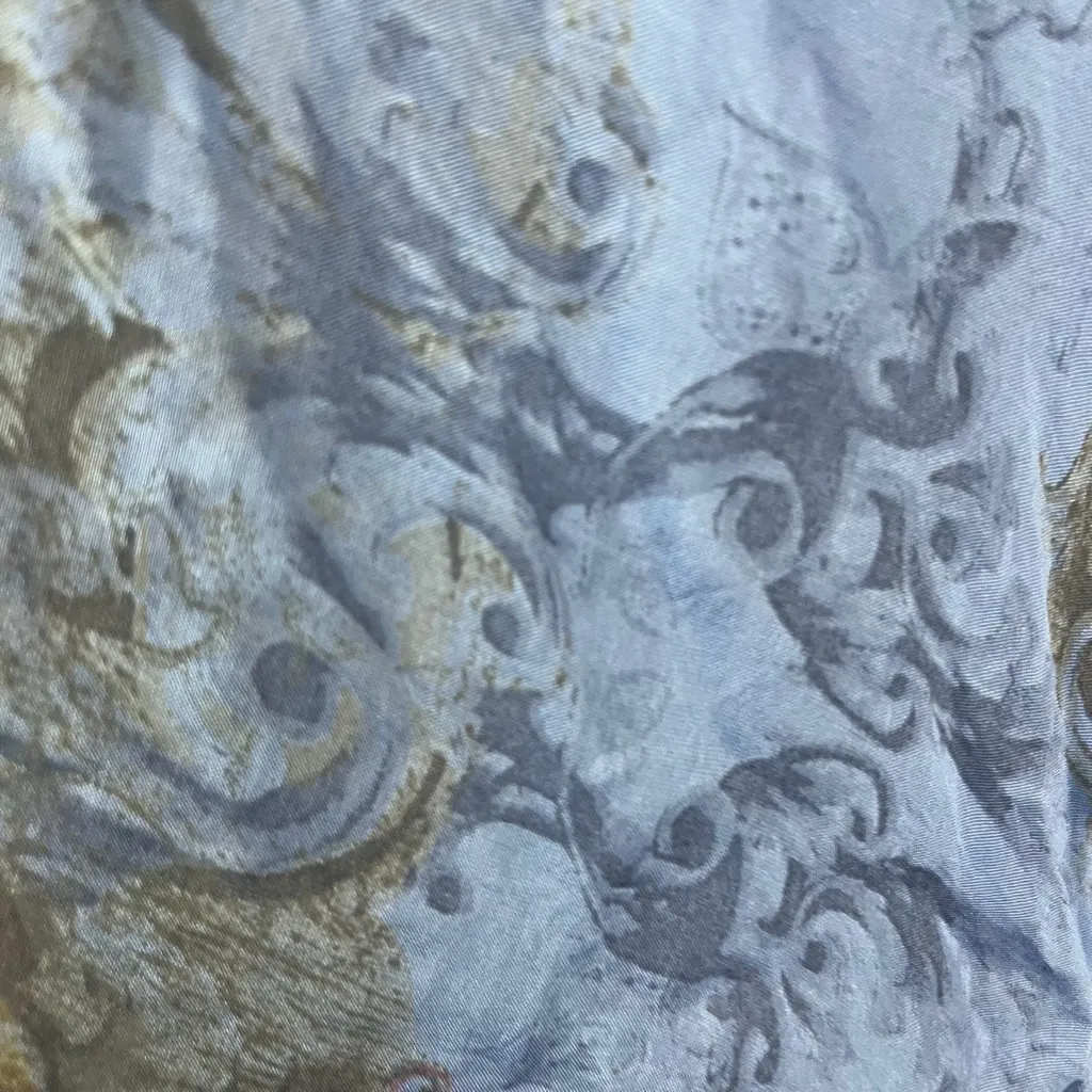 Tempo Paris Layered Whimsical Ornate‎ Flutter Dress Size Small Blue Formal Wear - Image 3