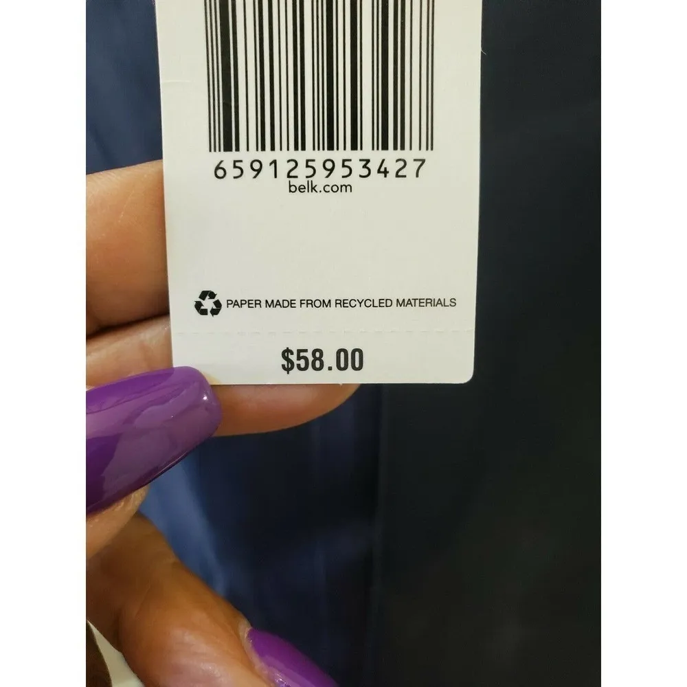 Kim Rogers Blazer Jacket  Front blue floral Size 8 - Image 8