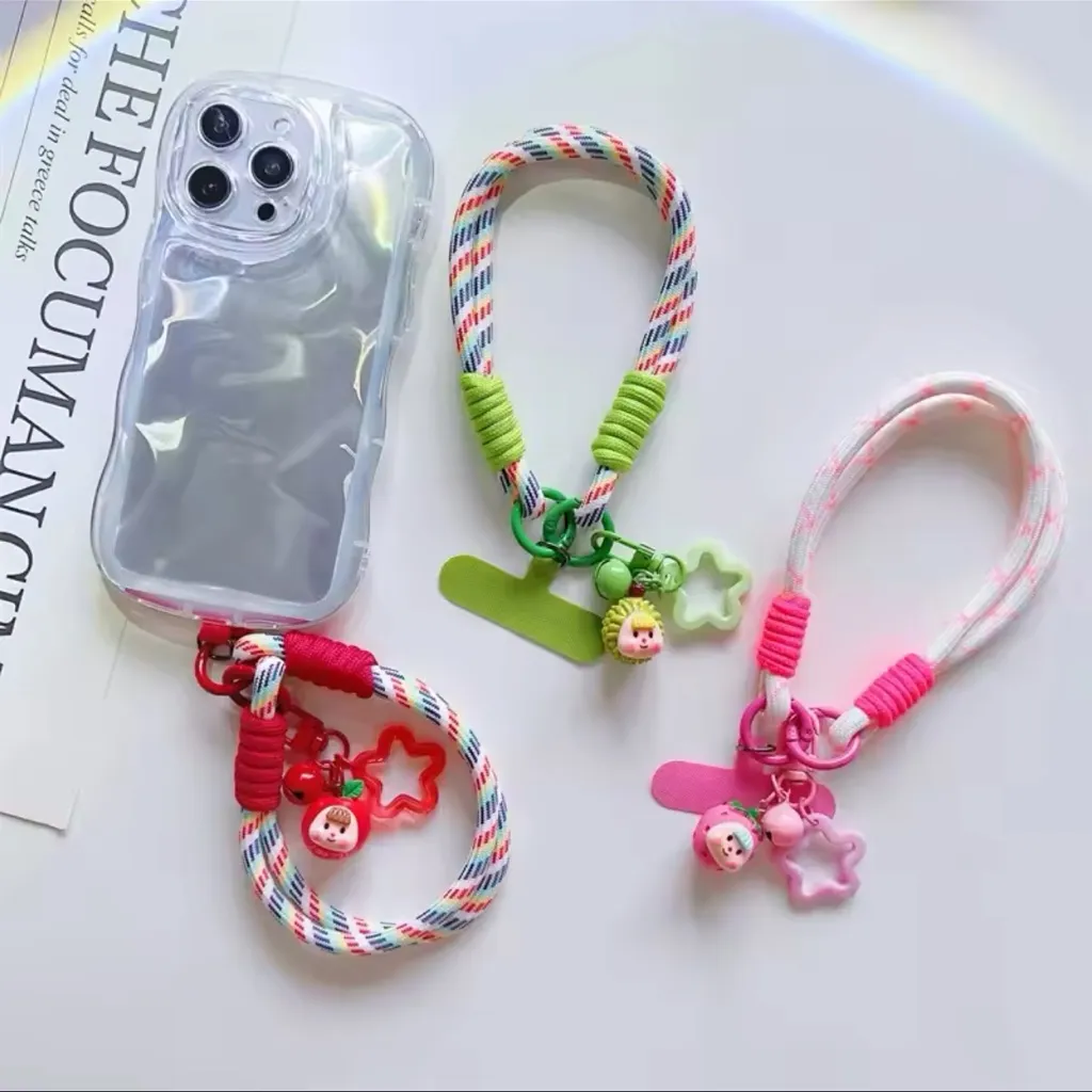 Cute Candy Colors Phone Charm Cellphone Short Strap Anti Lost - Image 2