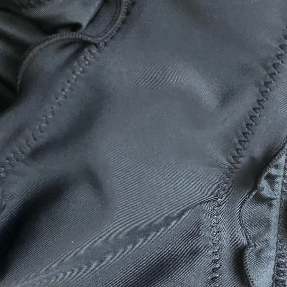 Relleciga Black Cheeky Bikini Bottom with Side Tie Ruffle Trim Large - Image 5