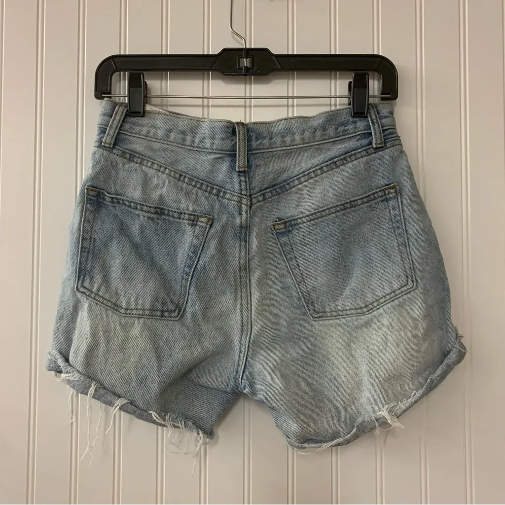 J. Galt Shanghai Womens Light Wash Cutoff Jean Shorts Size Small - Image 2