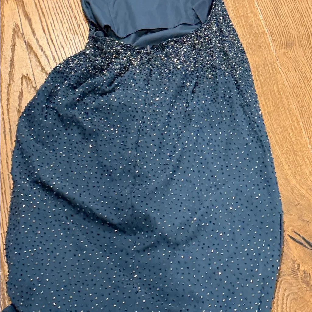 Sean Collection gray blue  evening Dress est x-small - Image 5