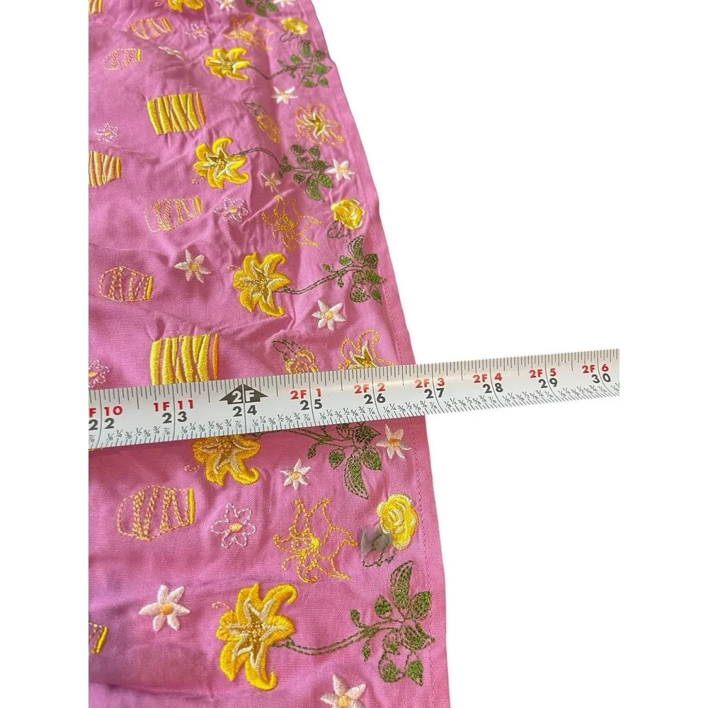 Box Lunch Disney Princess Tangled Rapunzel Pink Floral Lantern Smock Top NWT 3X - Image 13