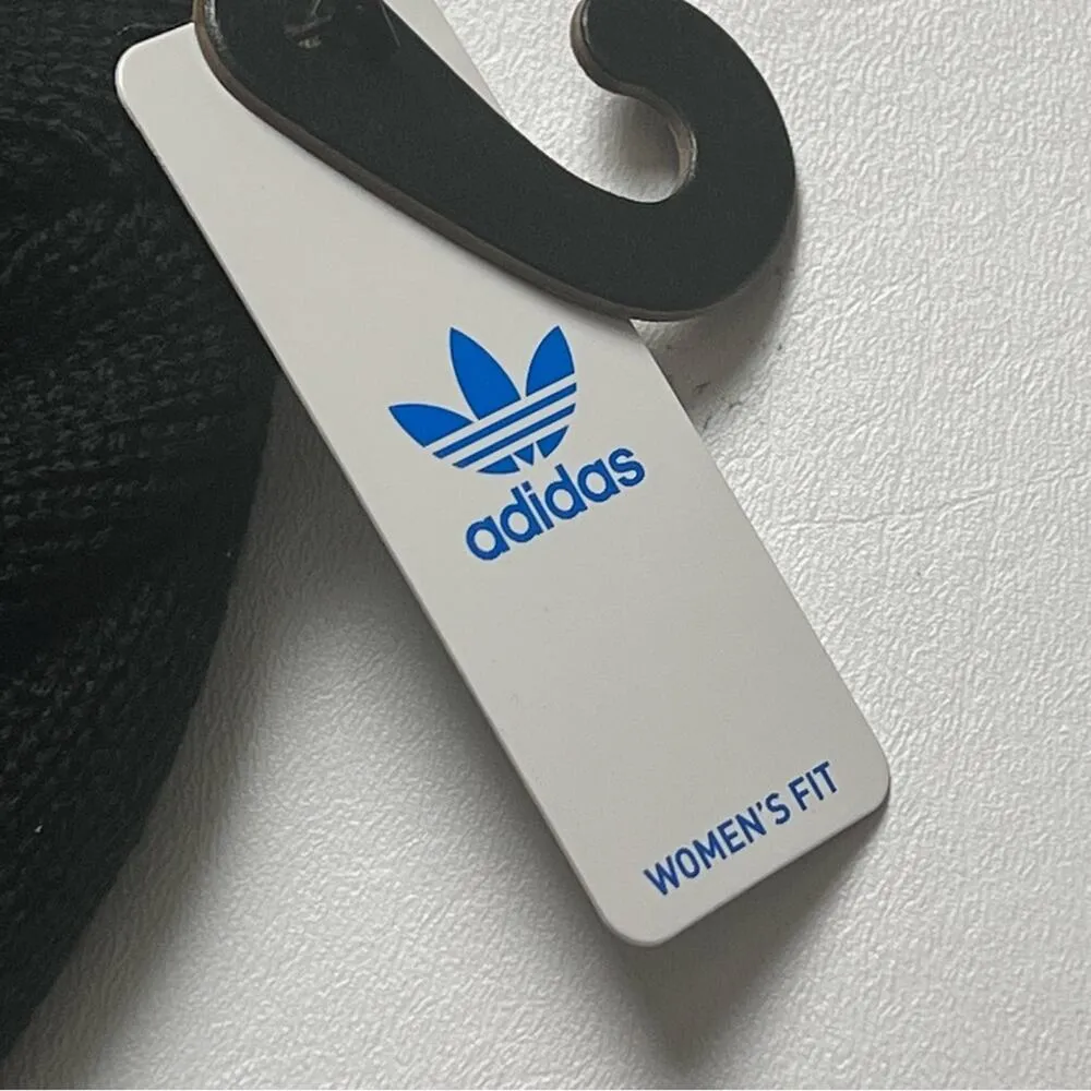 Adidas  Original Trefoil Women's Black & Gold Cold Weather Winter Beanie - Image 4