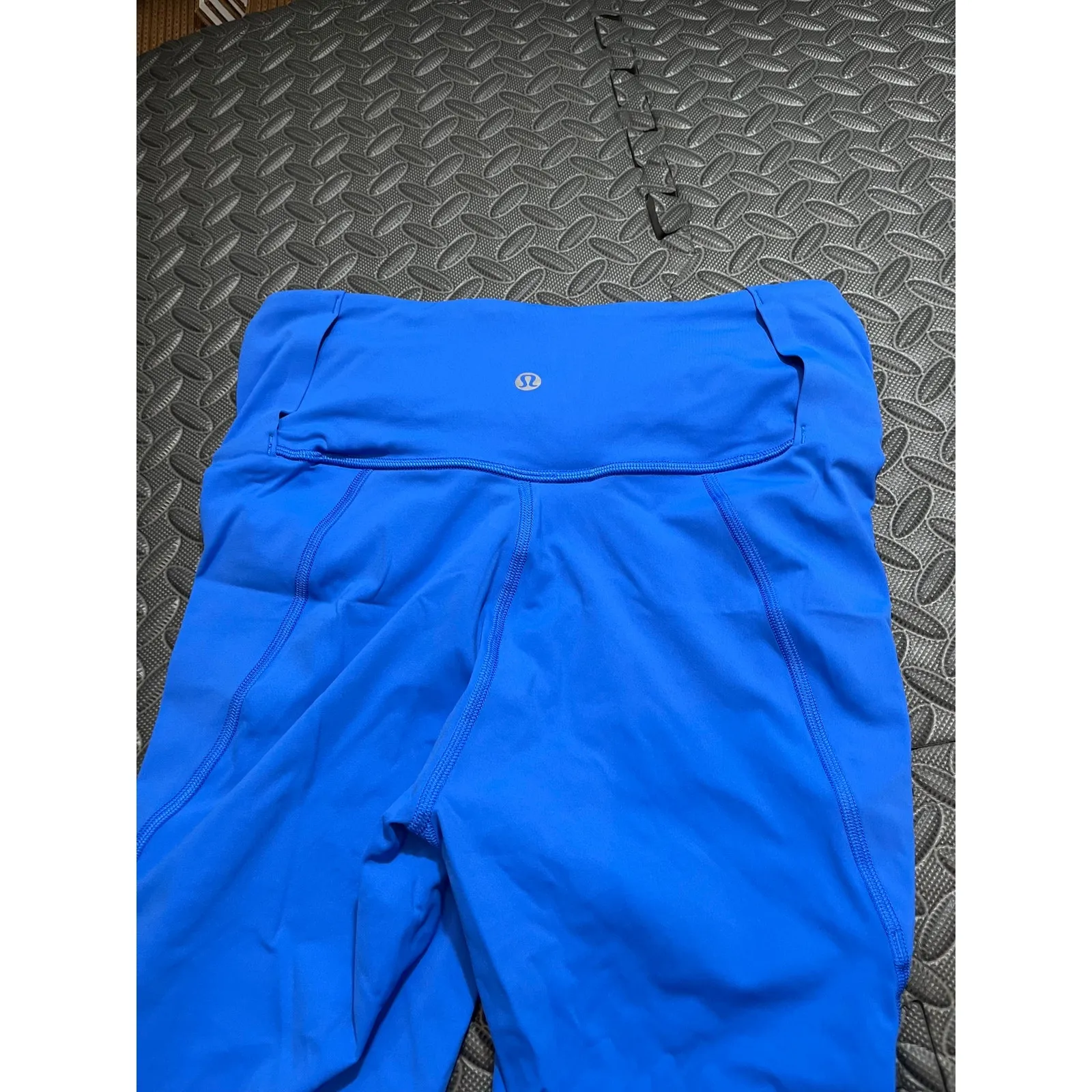 Lululemon Free To Speed HR Tight Leggings 25” Size 6 Wild Blue Bell‎ Athletic - Image 6