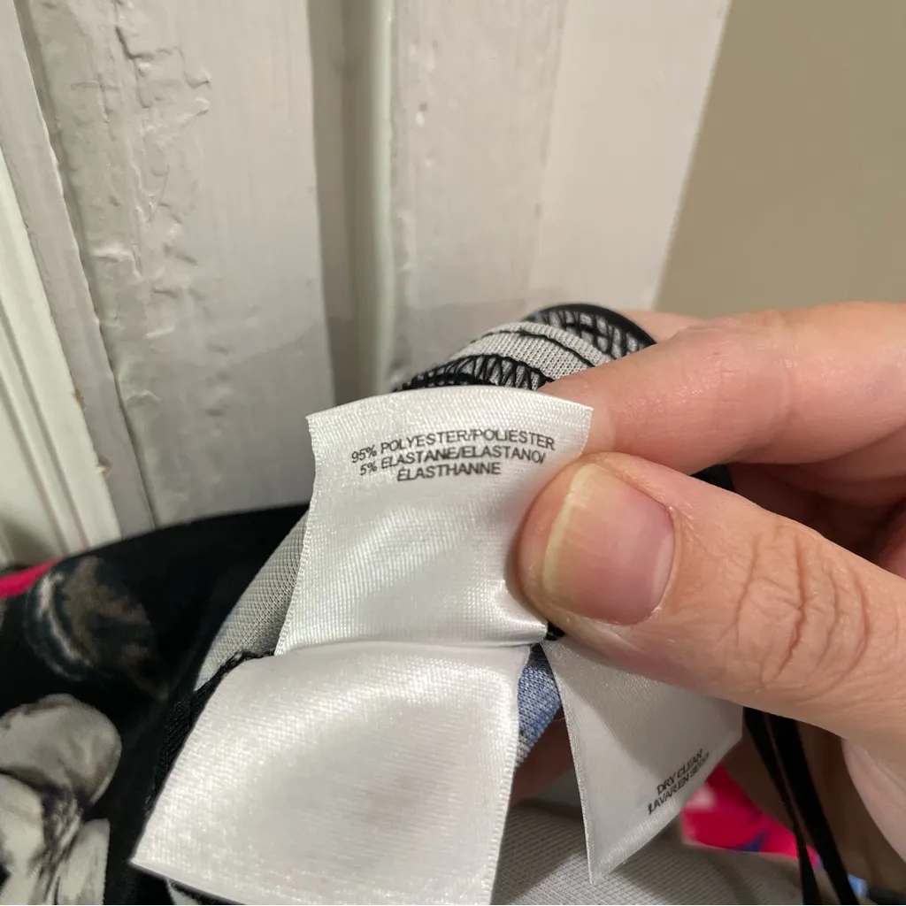 Nine West Floral Bell Sleeve Sheath Dress Black Multi Women’s Size 6 NWT - Image 10