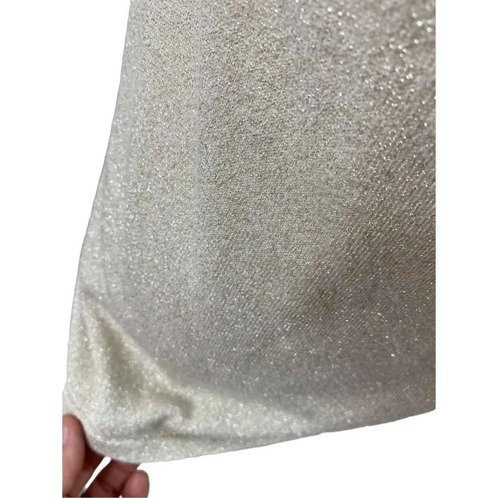 Alfani  size medium gold shiny top - Image 6