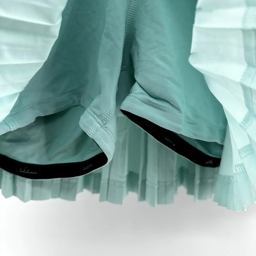 Lululemon Pleat To Street Skirt II Swift Ultra Light Tranquil Blue Ace Spot 8 - Image 3